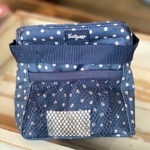 NWT Thirty One Littles Carry-All Caddy navy dancing dot